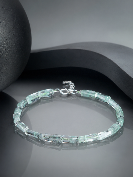 Veil Void Bracelet | Green Phantom Quartz