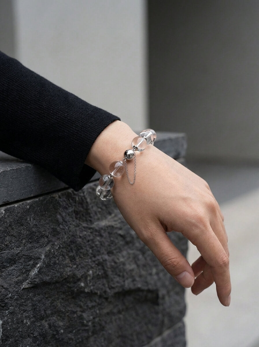 Orbit Focus Bracelet | Brazilian Clear Quartz