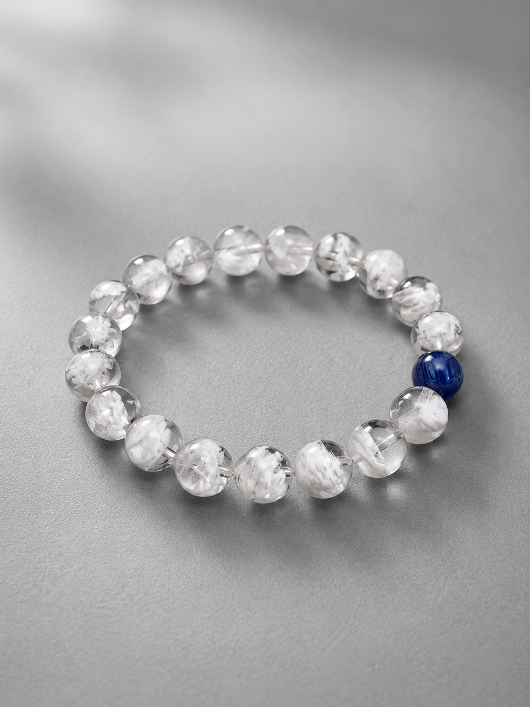 Snowline Focus Bracelet | Snowflake Phantom Quartz