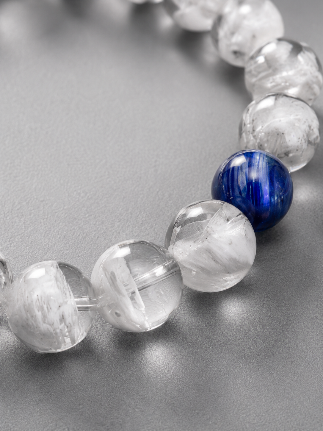 Snowline Focus Bracelet | Snowflake Phantom Quartz