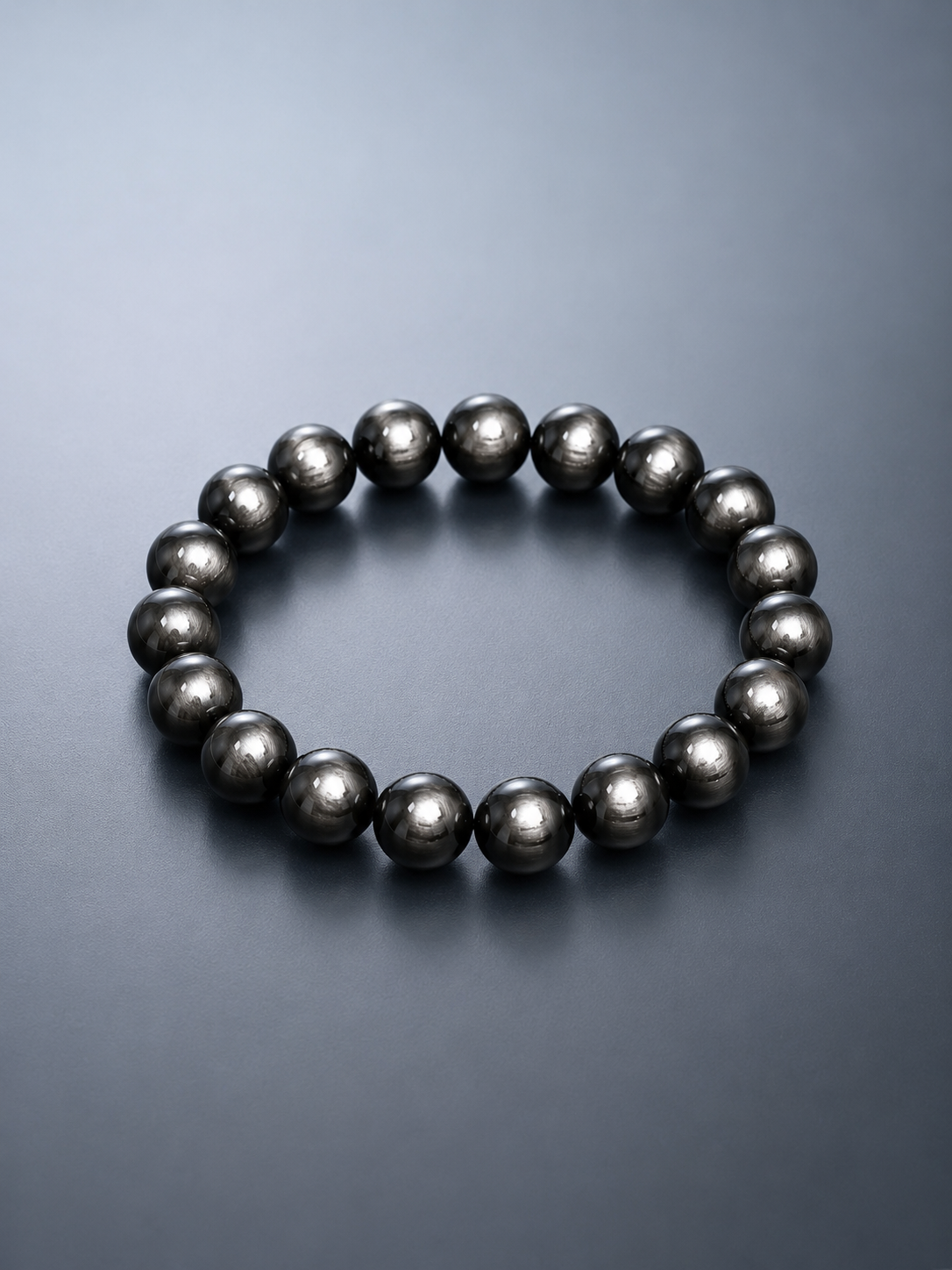 Silver Sheen Obsidian Focus Bracelet