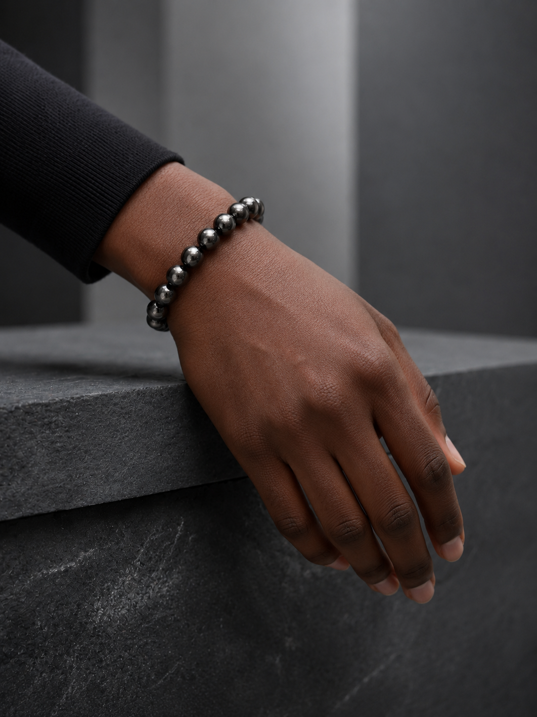 Silver Sheen Obsidian Focus Bracelet