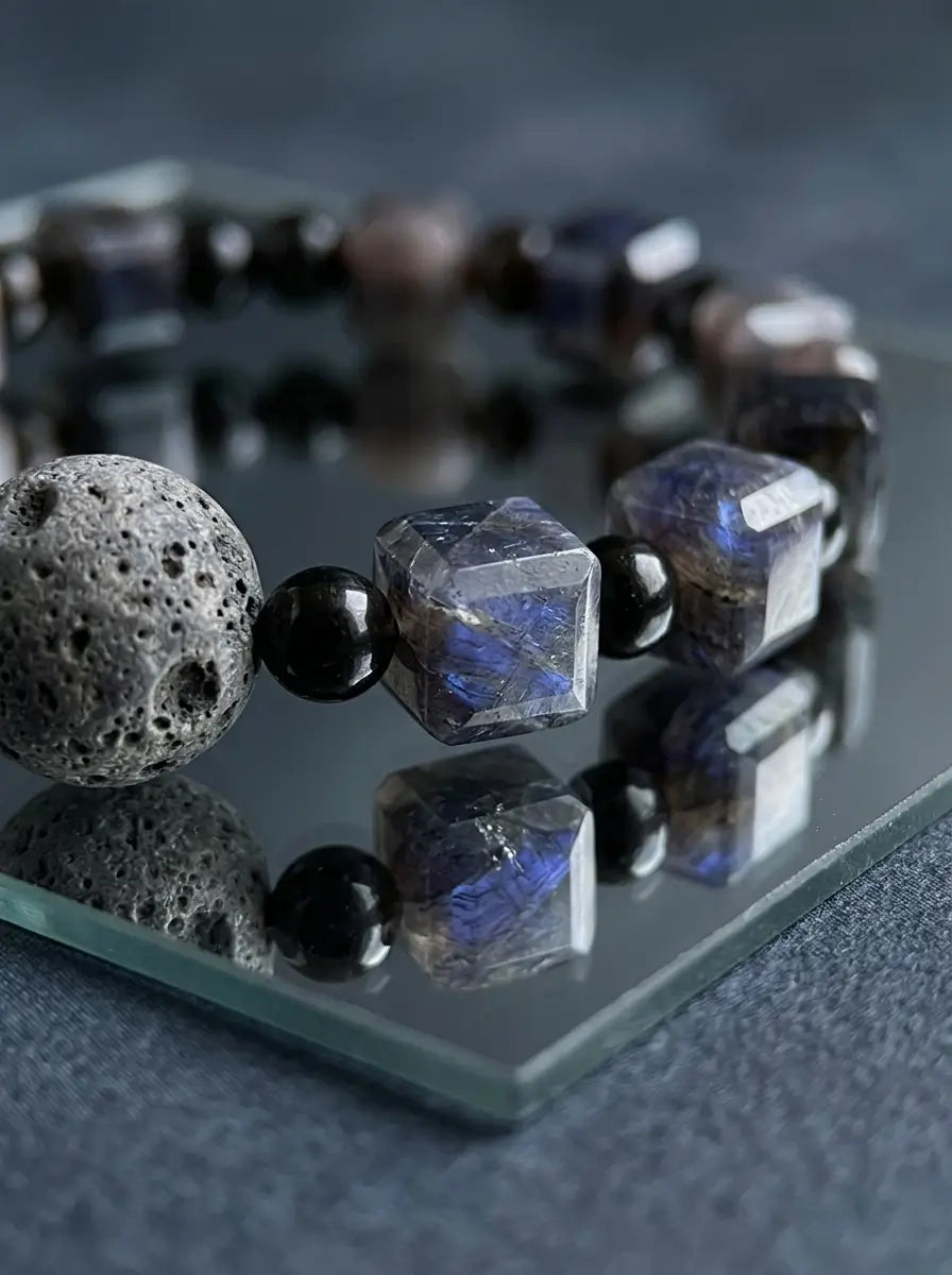 Obsidian Orbit Calm Bracelet