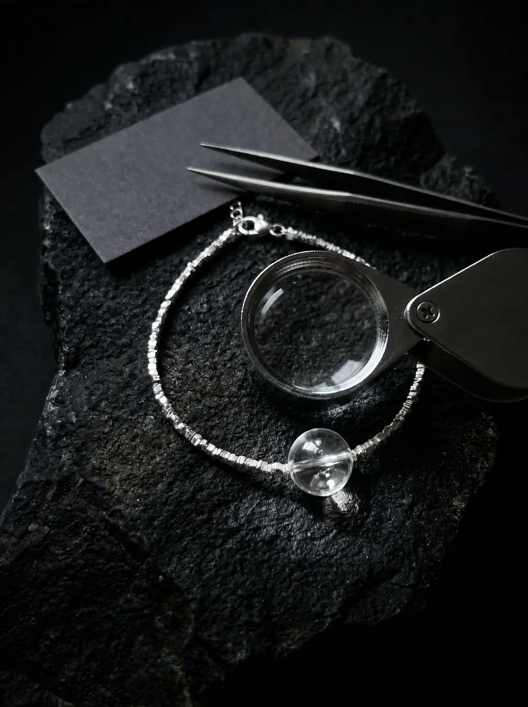 Lumen Monolith Bracelet | Clear Quartz