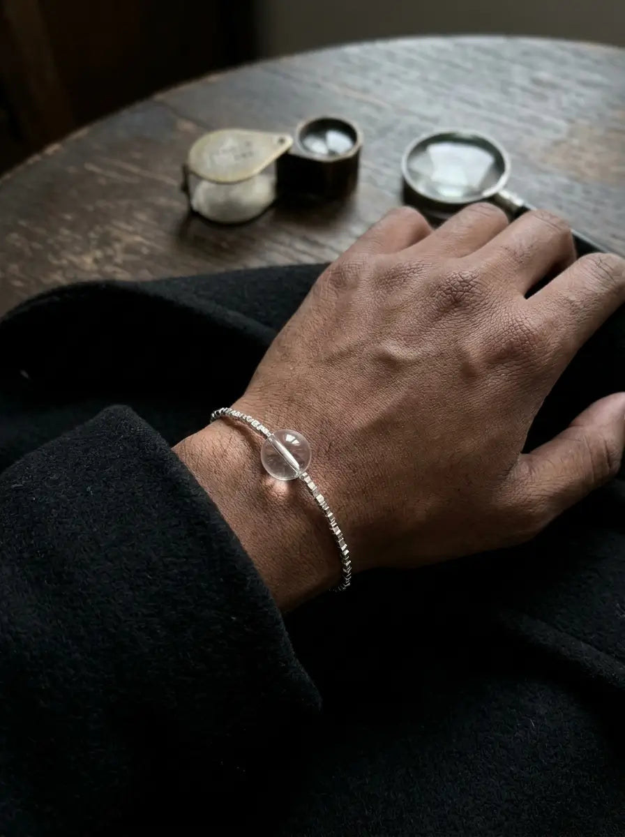 Lumen Monolith Bracelet | Clear Quartz